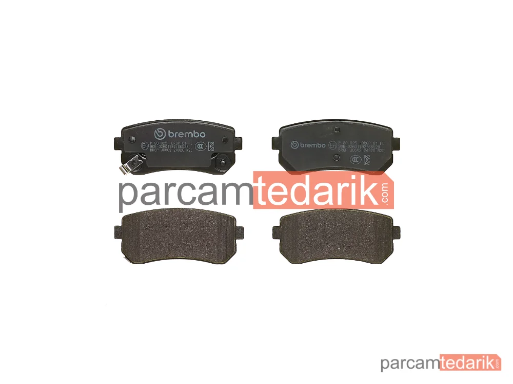 BREMBO P30025 | Fren Balatası (Arka) — Kia Sportage II, Kia Rio II, Hyundai Accent III