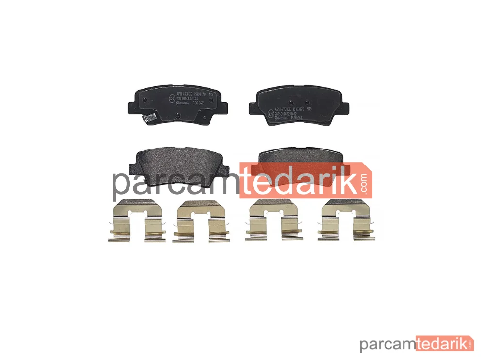P30067 | Fren Balatası (Arka) — Kia Sportage IV, Hyundai Accent IV, Hyundai Sonata V