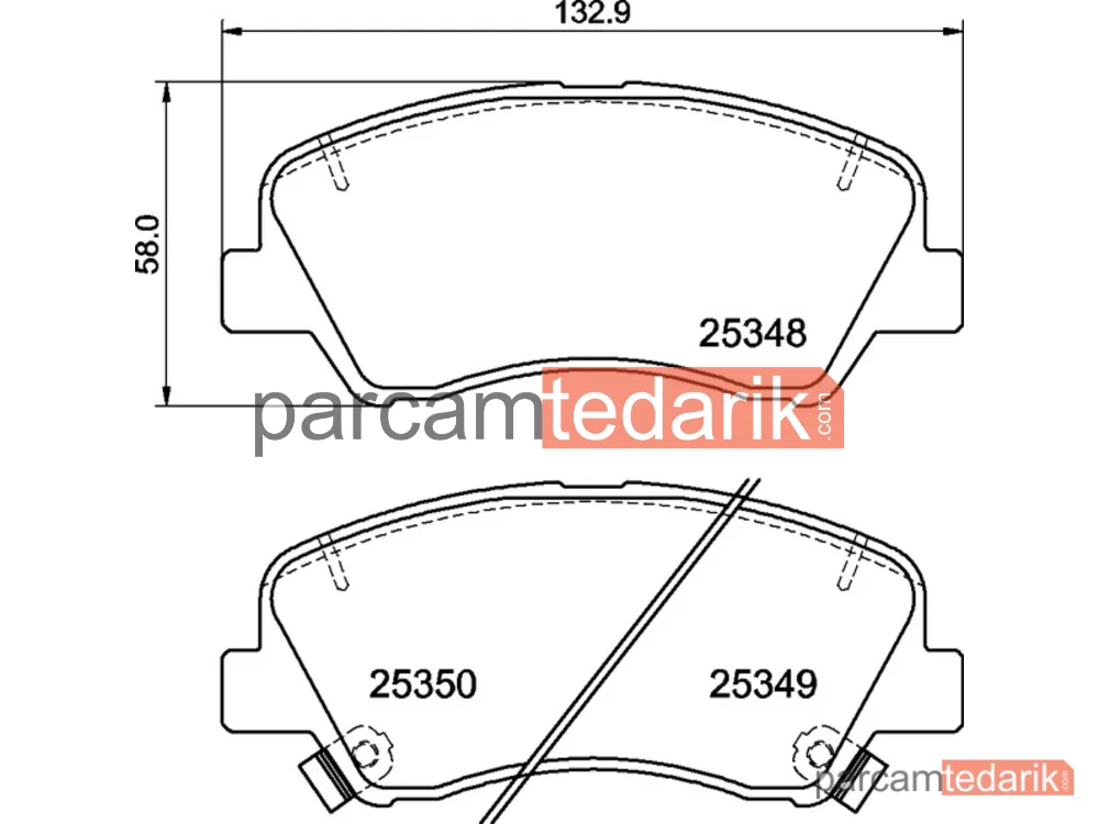 BREMBO P30122 | Fren Balatası (Ön) — Hyundai i20 II, Kia Rio IV, Hyundai i20 II Coupe