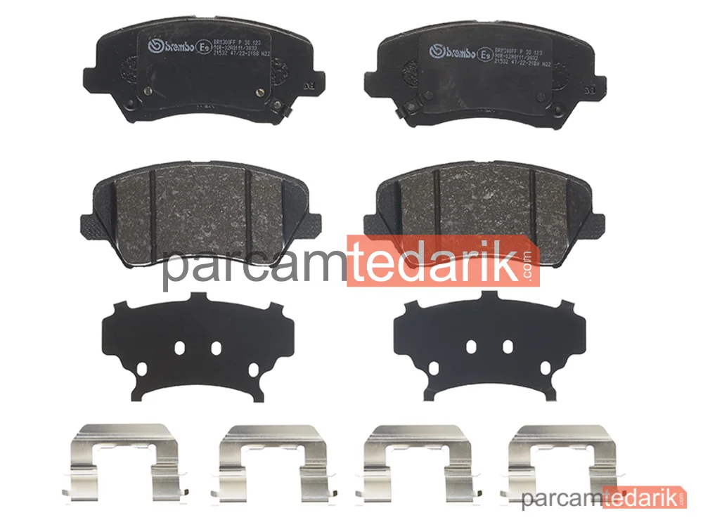 P30123 | Fren Balatası (Ön) — Hyundai i30, Hyundai i30 Fastback, Kia Ceed