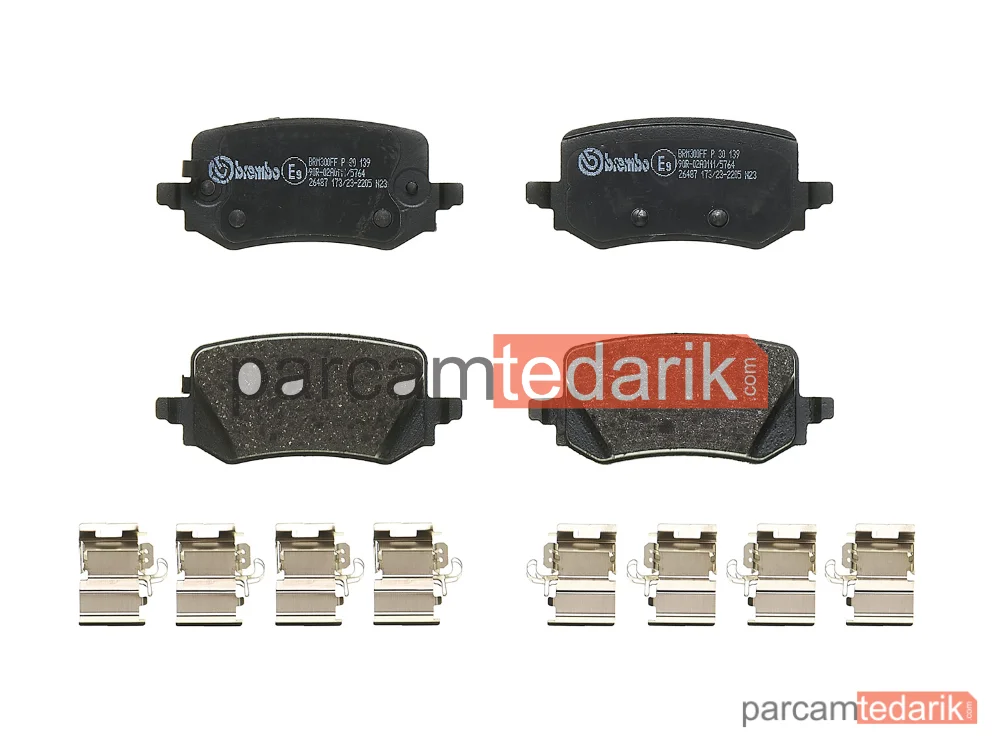 BREMBO P30139 | Fren Balatası (Arka)