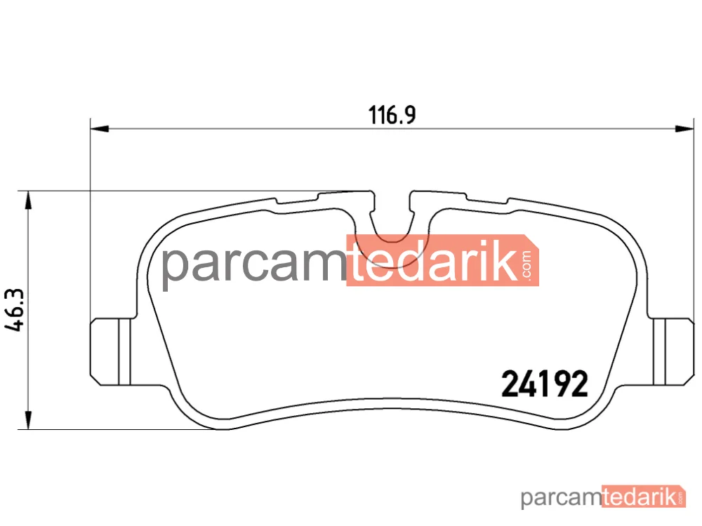 BREMBO P44019 | Fren Balatası