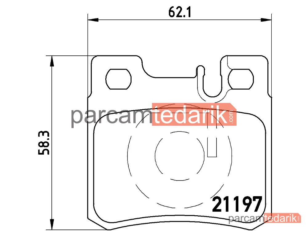 BREMBO P50009 | Fren Balatası (Arka) — Mercedes-Benz 124 T-Model, Mercedes-Benz E-Serisi