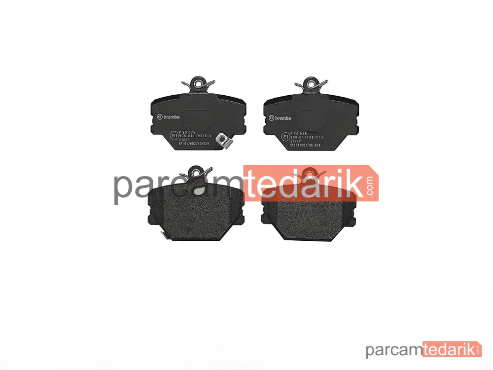 P50038 | Fren Balatası (Ön) — Smart Fortwo Coupe, Smart City-Coupe, Smart Fortwo Cabrio