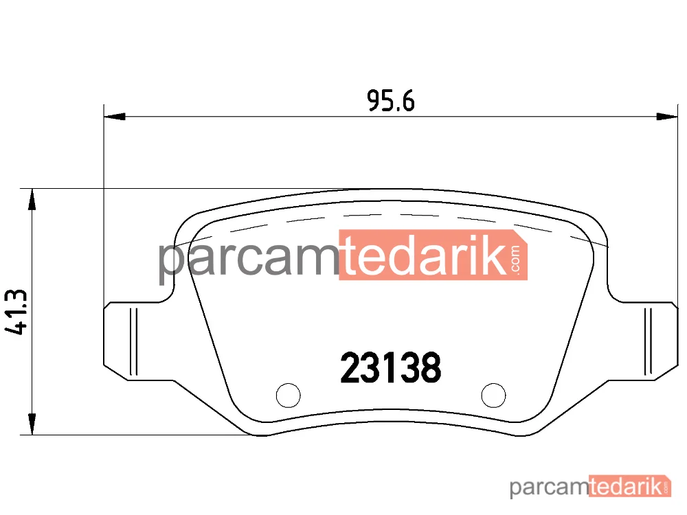 BREMBO P50058 | Fren Balatası (Arka) — Mercedes-Benz A-Serisi
