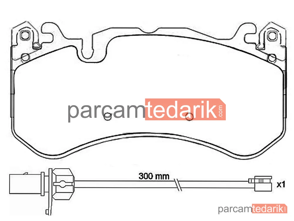 BREMBO P50127 | Fren Balatası (Ön) — Audi A7, Audi A6 C6, Audi A6 C7