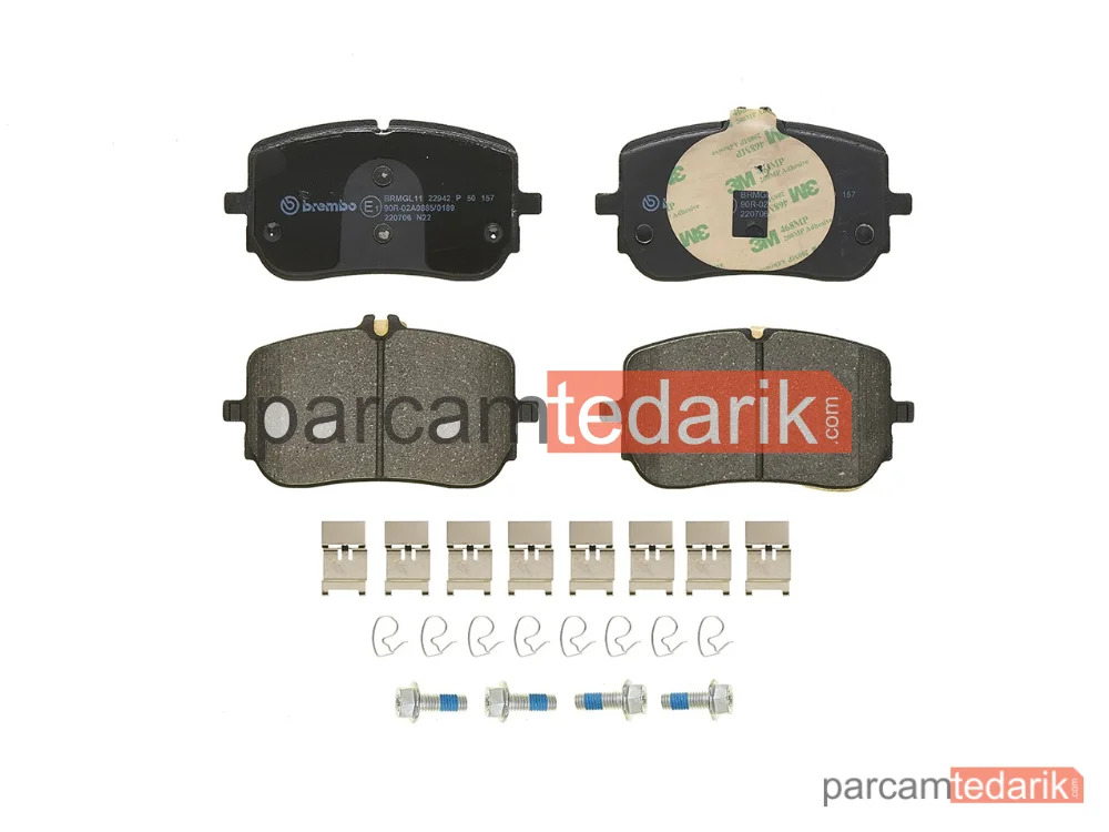 BREMBO P50157 | Fren Balatası (Ön) — Mercedes-Benz Gla, Mercedes-Benz A-Serisi, Mercedes-Benz B-Serisi