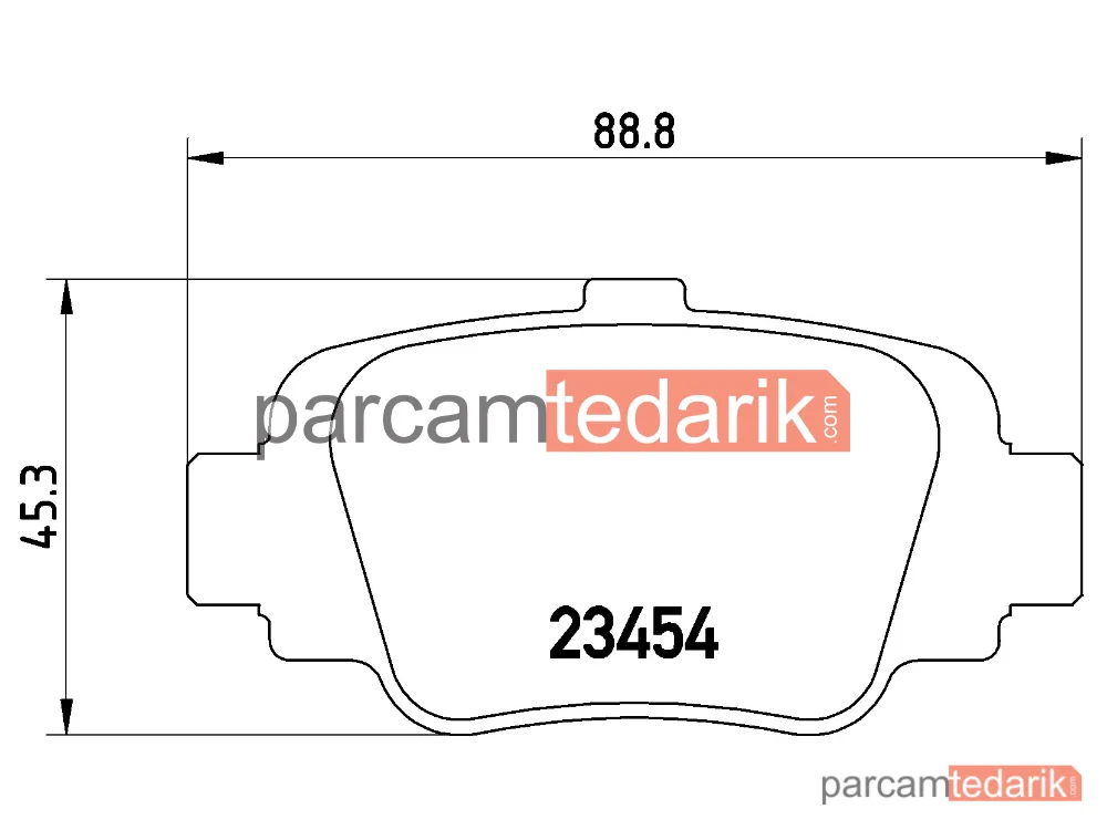 BREMBO P56032 | Fren Balatası (Arka) — Nissan Micra II