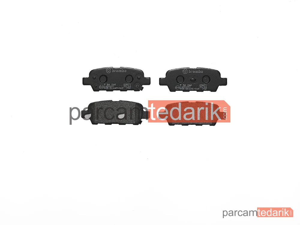 Fren Balatası (Arka) — Nissan Qashqai I, Nissan Juke, Nissan X-Trail II - P56046