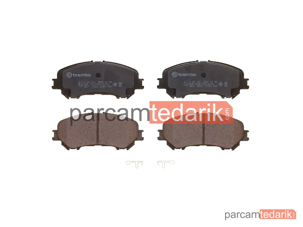 BREMBO P56100 | Fren Balatası (Ön) — Renault Kadjar, Nissan Qashqai II, Nissan X-Trail III