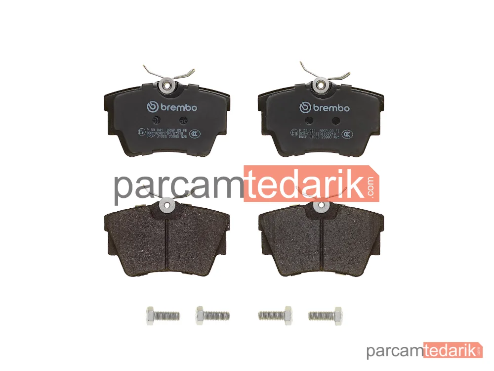 BREMBO P59041 | Fren Balatası (Arka) — Renault Trafic III, Renault Trafic II, Fiat Talento