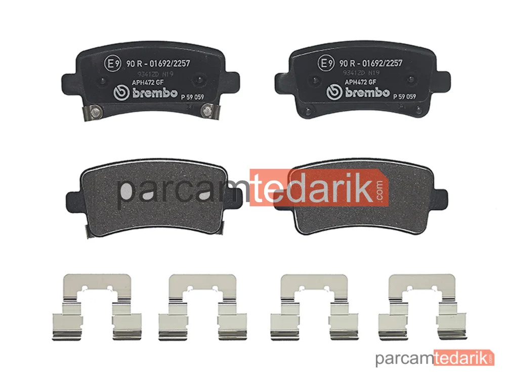 P59059 | Fren Balatası (Arka) — Opel Insignia A, Opel Insignia A Country Tourer, Bentley Flying Spur