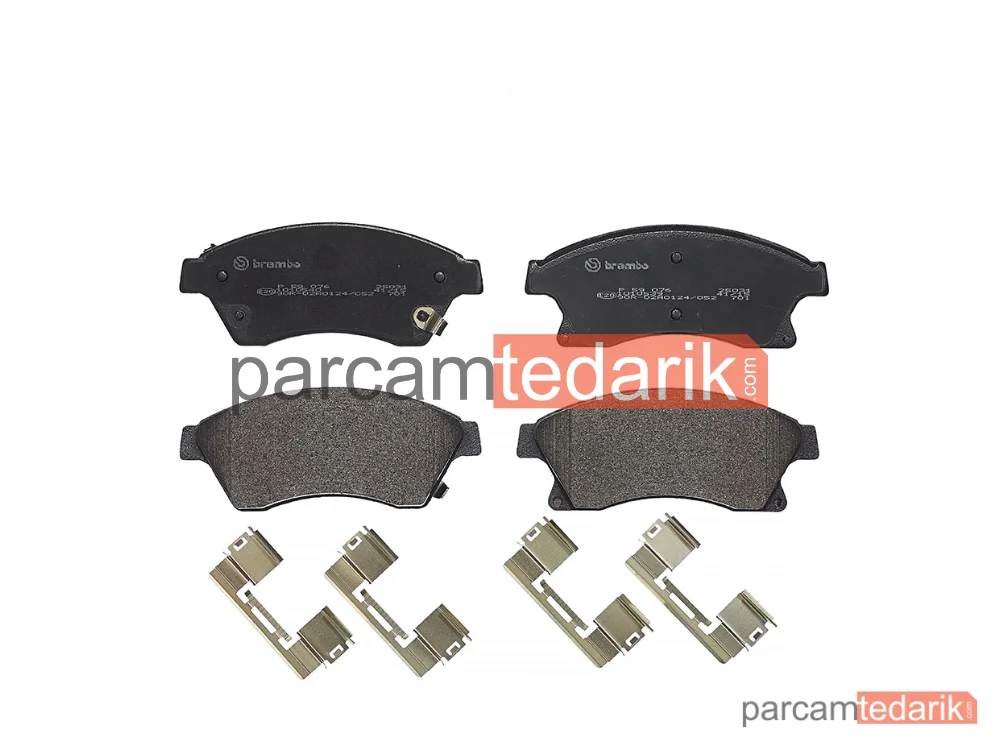 P59076 | Fren Balatası (Ön, 276 mm) — Opel Astra J, Chevrolet Cruze, Chevrolet Aveo