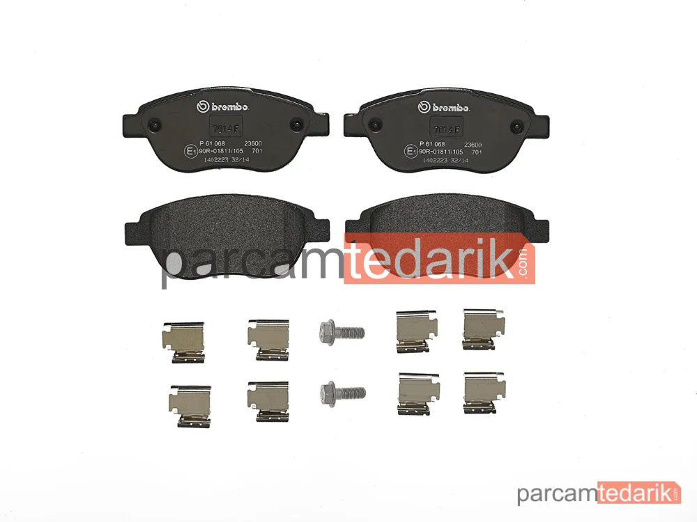 P61068 | Fren Balatası (Ön) — Citroen C4 I, Citroen Xsara Picasso, Peugeot 307 Break