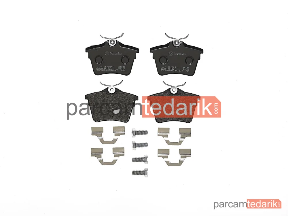 P61079 | Fren Balatası (Arka) — Peugeot 407, Peugeot 407 SW, Peugeot 607