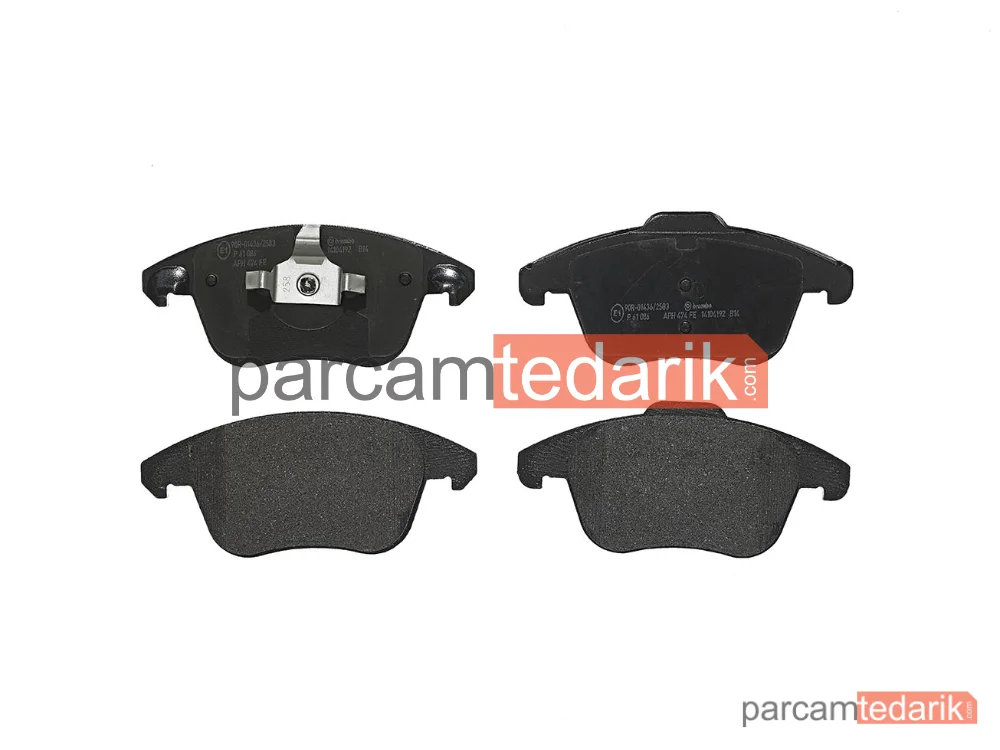 P61086 | Fren Balatası (Ön) — Citroen DS5, Peugeot 208 II, Peugeot 5008