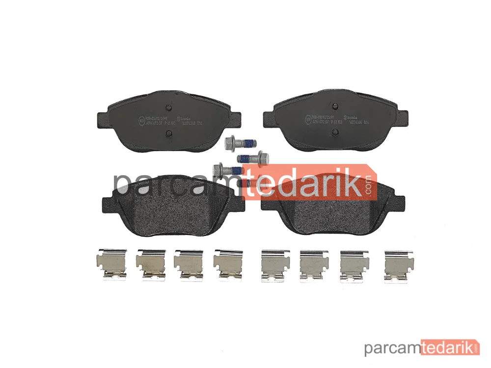 P61103 | Fren Balatası (Ön) — Citroen C3 Aircross I, Peugeot 2008 I, Opel Crossland X / Crossland