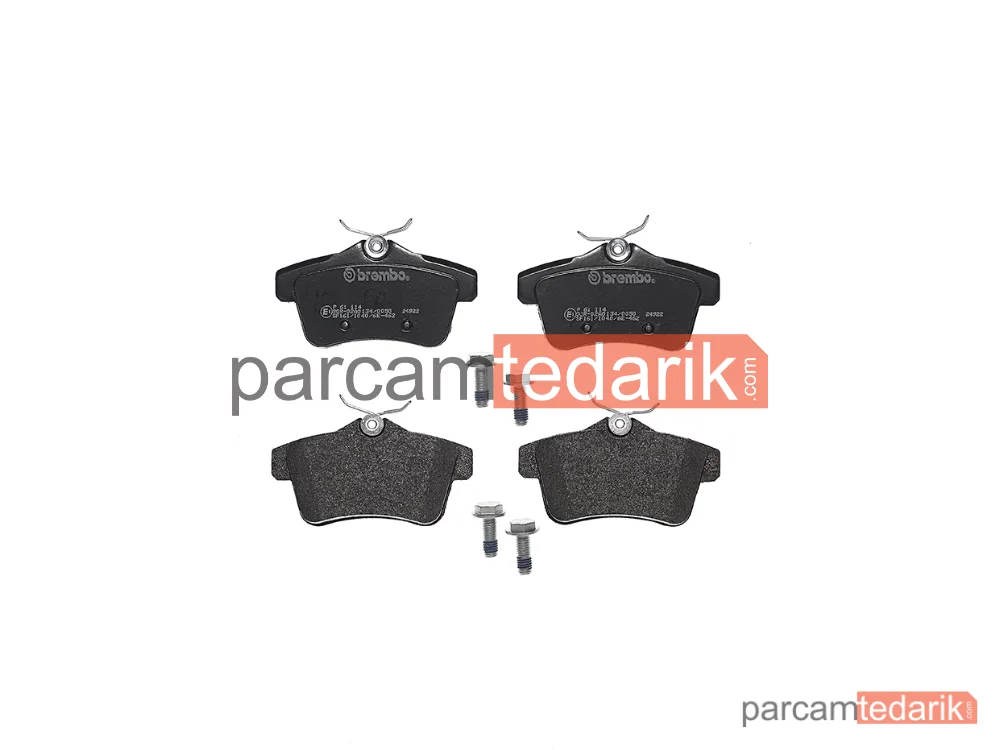 P61114 | Fren Balatası (Arka) — Citroen C4 II, Citroen DS4, Citroen DS5