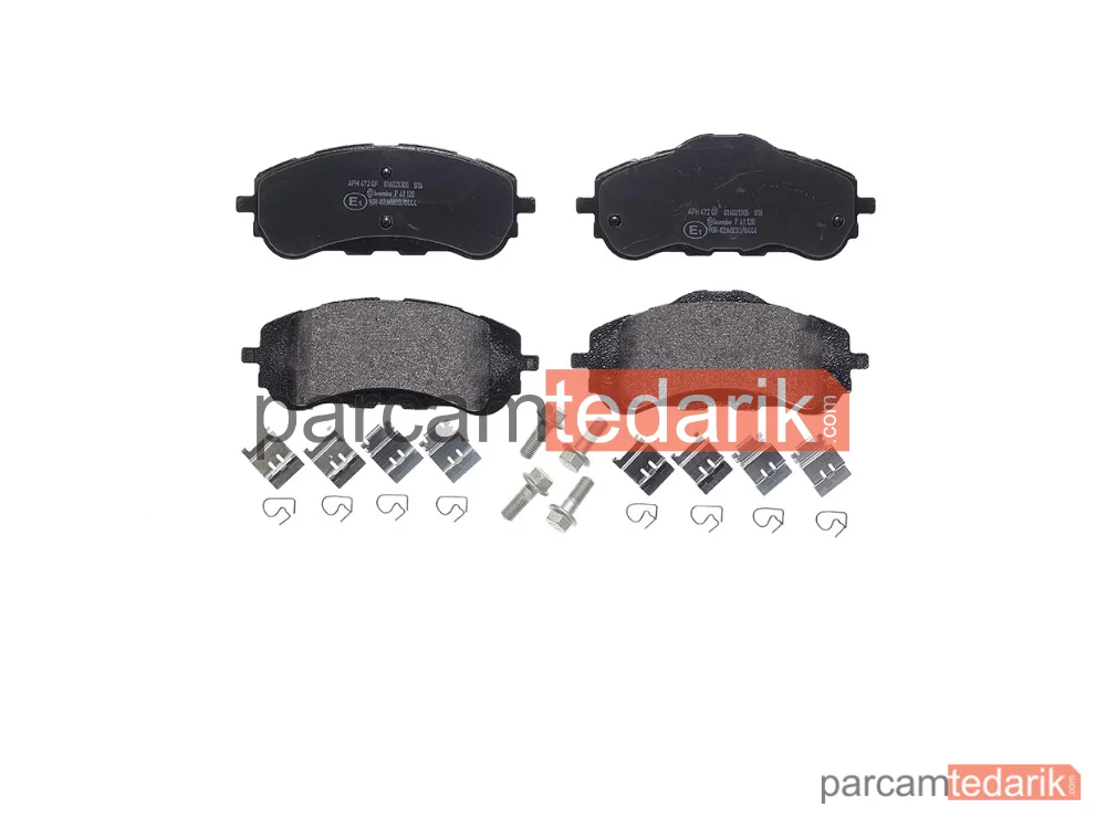 P61120 | Fren Balatası (283 mm) — Peugeot 308 SW II, Peugeot 308 II, Peugeot Partner