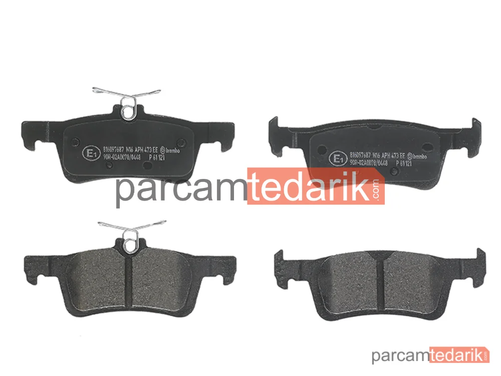 P61121 | Fren Balatası (Arka) — Peugeot 308 SW II, Peugeot 308 II