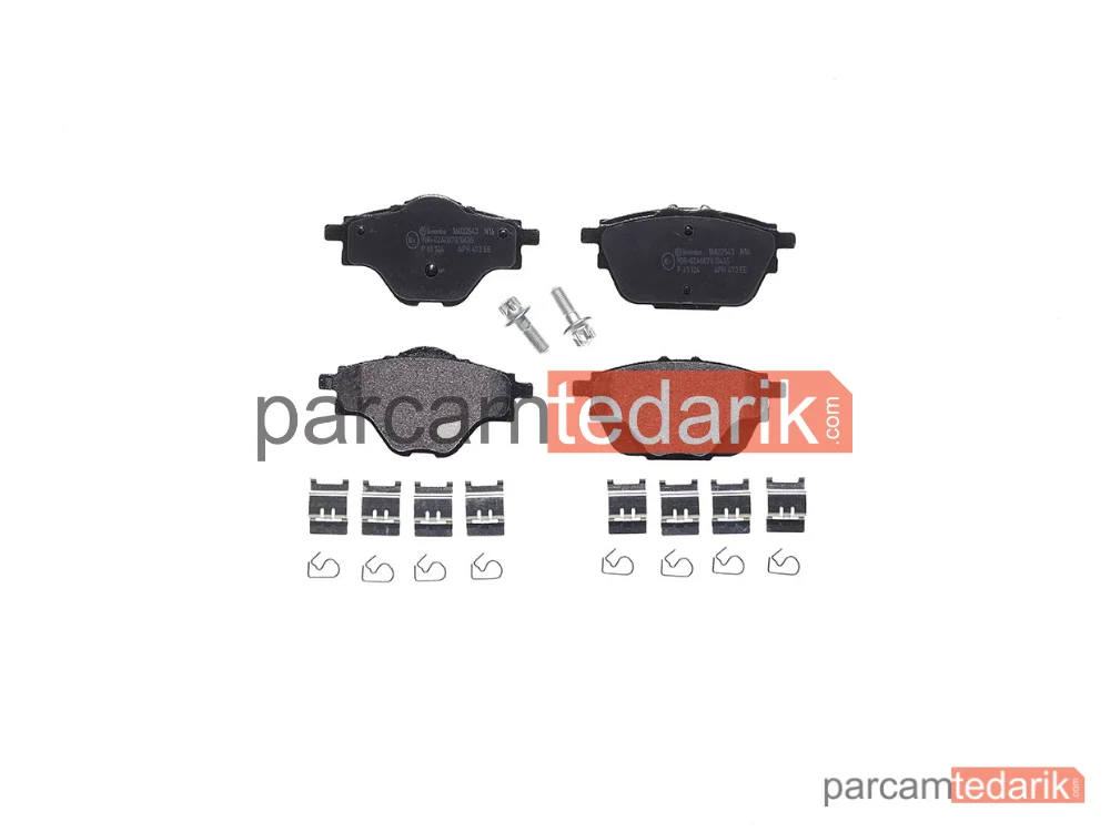 P61124 | Fren Balatası (Arka) — Peugeot 5008 II, Citroen Grand C4 Spacetourer, Peugeot 3008 II Suv