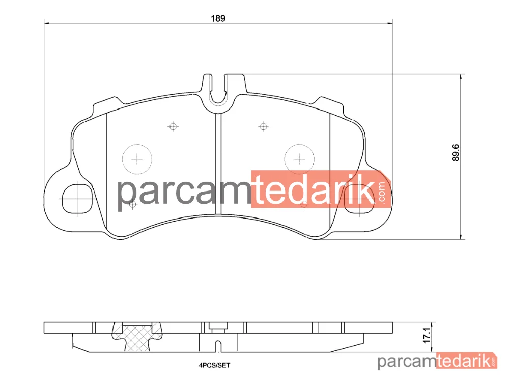 BREMBO P65043X | Fren Balatası (Ön) — Porsche Macan, Porsche Cayenne, Porsche Cayenne Coupe