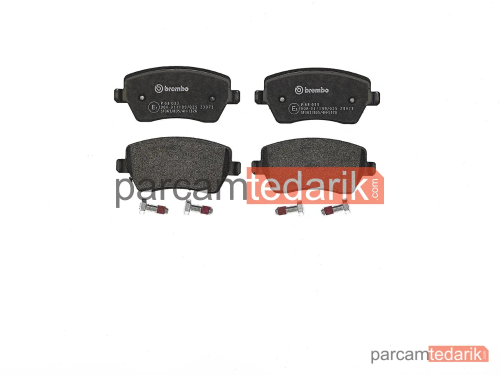 P68033X | Fren Balatası (Ön) — Dacia Duster, Renault Clio III, Dacia Lodgy