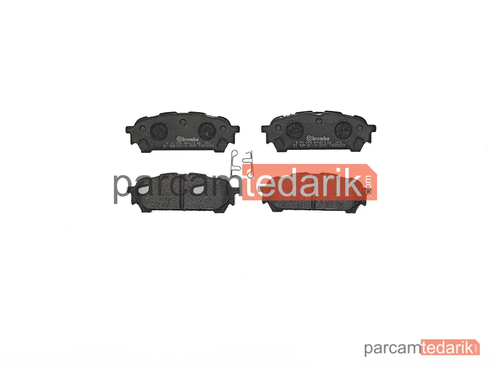 P78014 | Fren Balatası (Arka) — Subaru Forester, Subaru Impreza