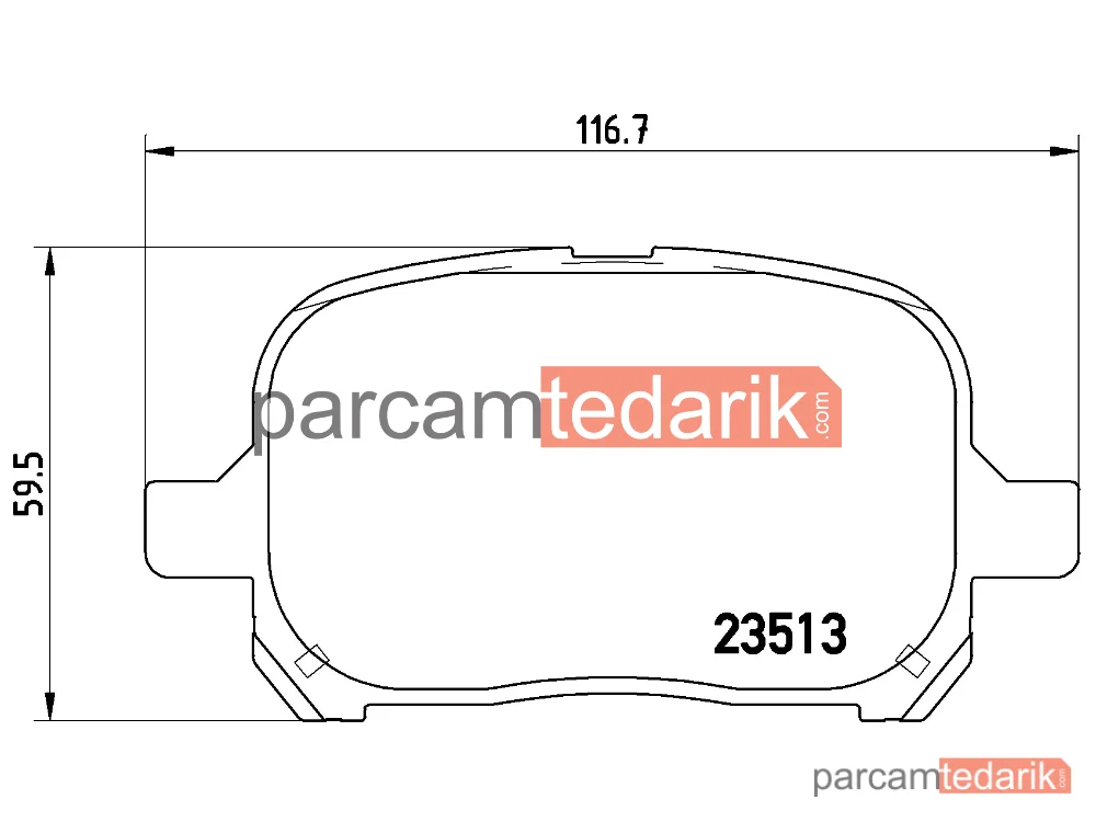 BREMBO P83040 | Fren Balatası (Ön) — Toyota Camry, Toyota Previa II