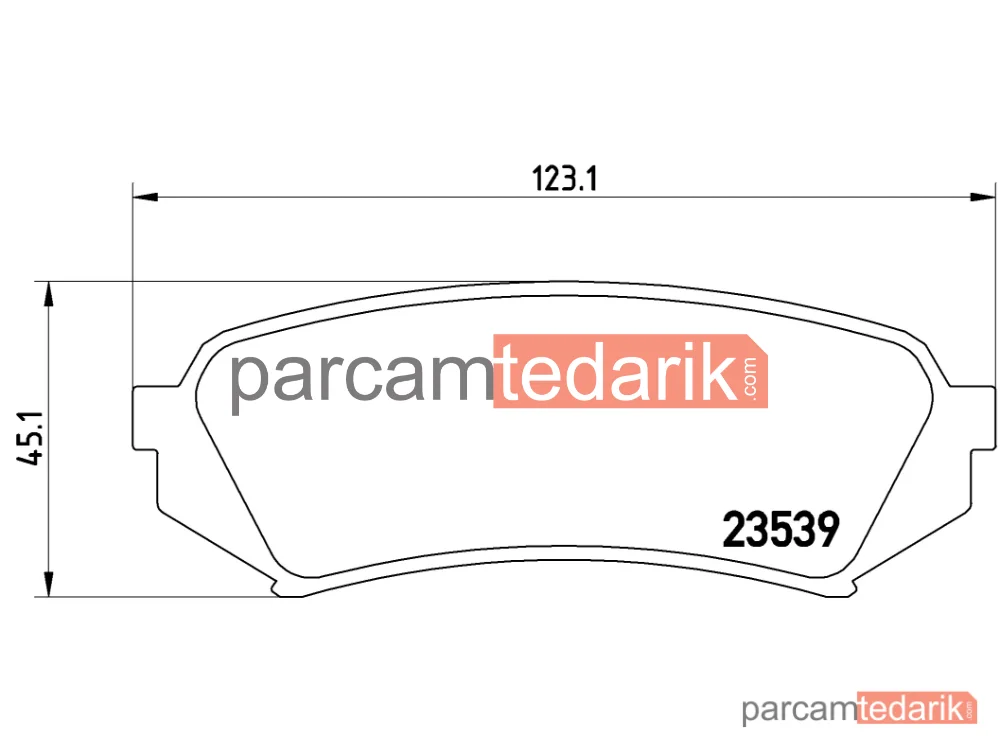 BREMBO P83049 | Fren Balatası (Arka) — Toyota Land Cruiser 100, Lexus LX