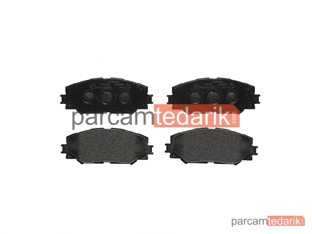 P83082 | Fren Balatası (Ön) — Toyota Auris, Toyota Corolla, Toyota Rav 4 III