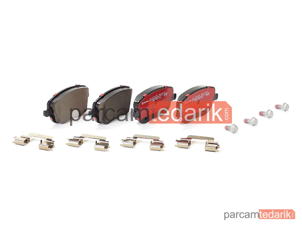 BREMBO P85057X | Fren Balatası (Ön) — Skoda Roomster, VW Polo IV, Skoda Fabia II