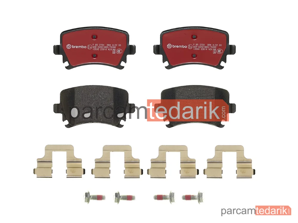 BREMBO P85073X | Fren Balatası (Arka) — Audi A6 C6, Skoda Octavia II Combi, VW Caddy III