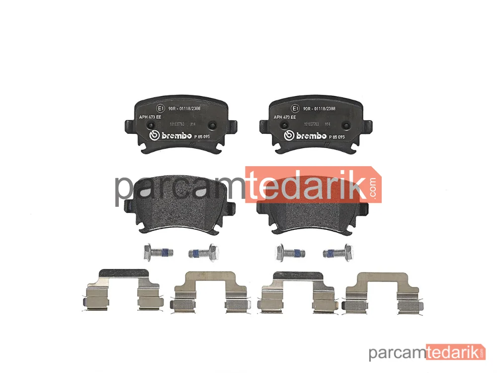 P85095X | Fren Balatası (Arka) — VW Scirocco III, Audi TT, Audi TT Roadster