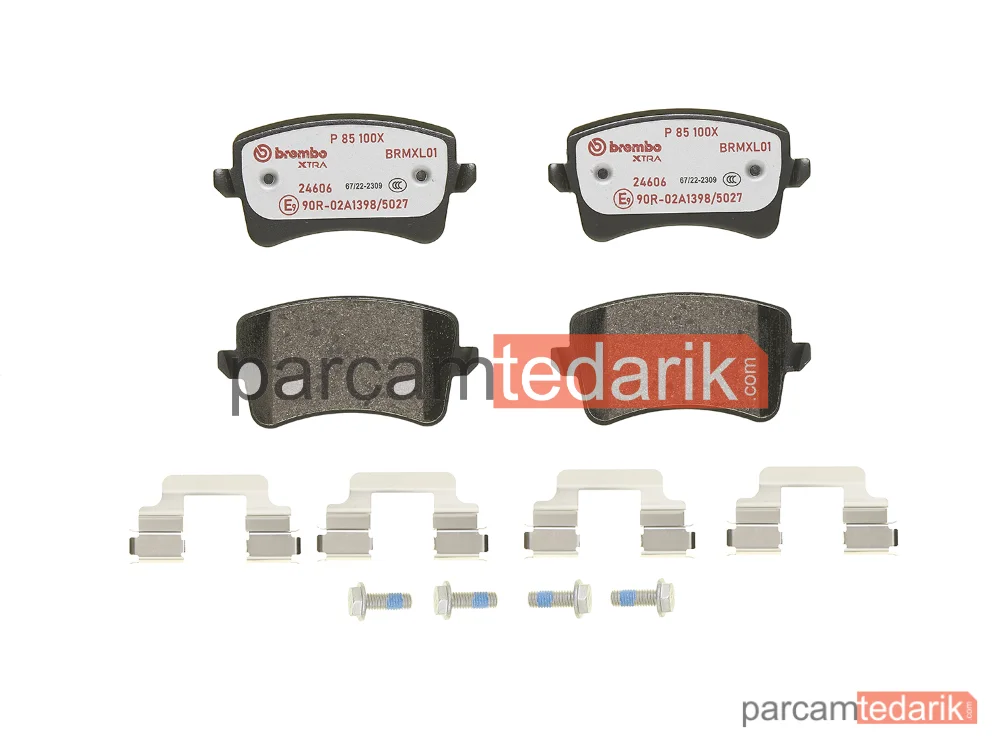 BREMBO P85100X | Fren Balatası (Arka, 330x22 mm) — Audi A5, Audi A5 Cabrio, Audi Q5