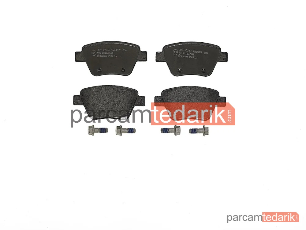 P85114 | Fren Balatası (Arka) — Skoda Octavia II Combi, VW Jetta IV, Audi A3