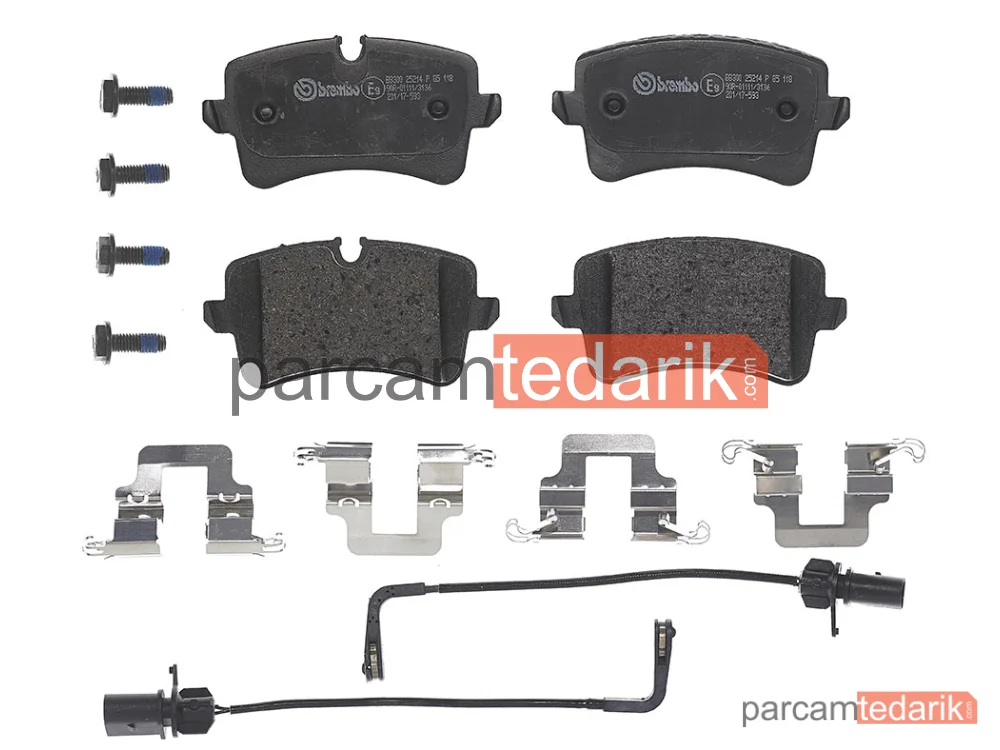 P85118 | Fren Balatası (Arka, 210 mm) — Audi A7, Audi A6 C7, Audi A5