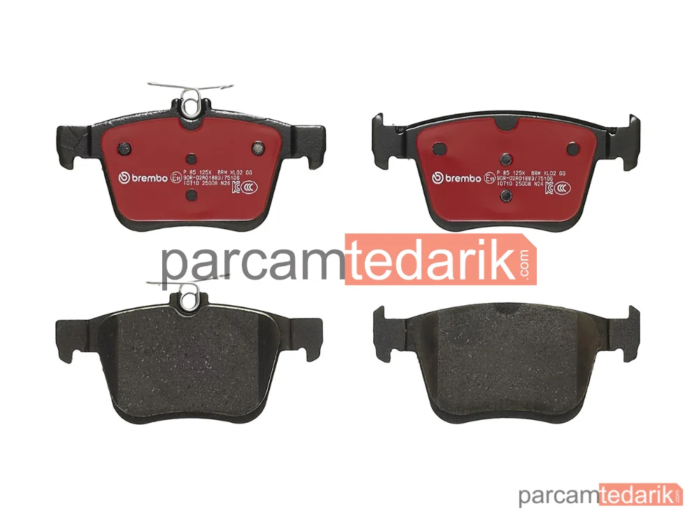 BREMBO P85125X | Fren Balatası (Arka) — Seat Leon ST, VW Golf VII, Audi A3 Limousine