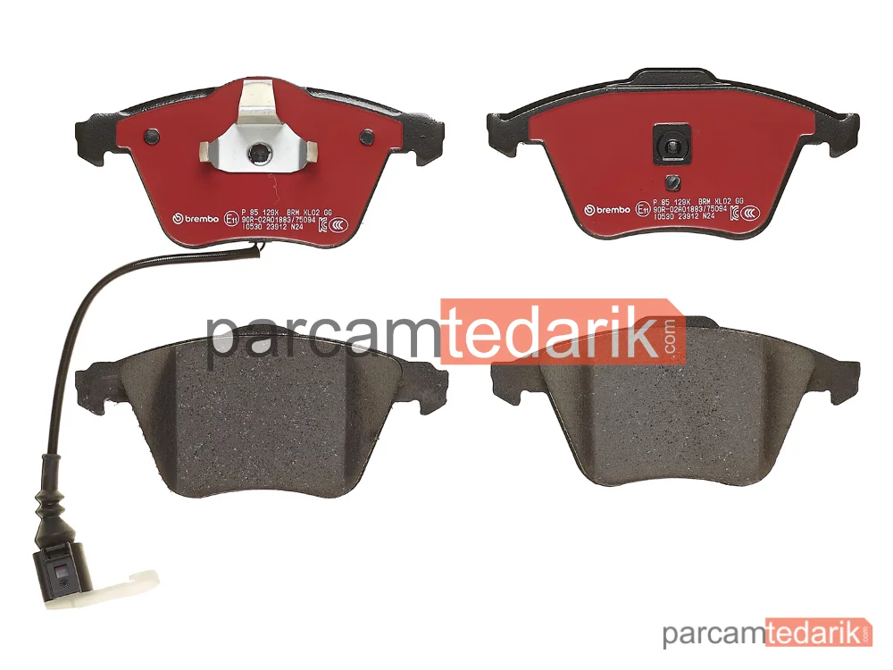 BREMBO P85129X | Fren Balatası (Ön) — Audi TT, VW Scirocco III, Audi TT Roadster