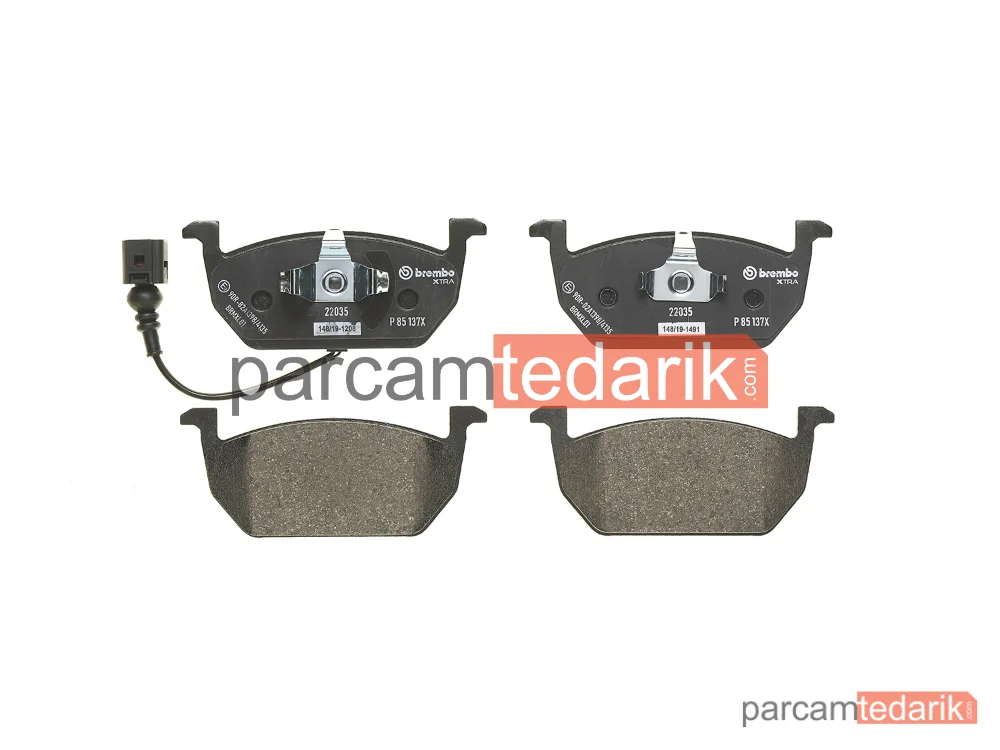 BREMBO P85137X | Fren Balatası (Ön) — VW Golf VII, Seat Leon ST, Skoda Octavia III