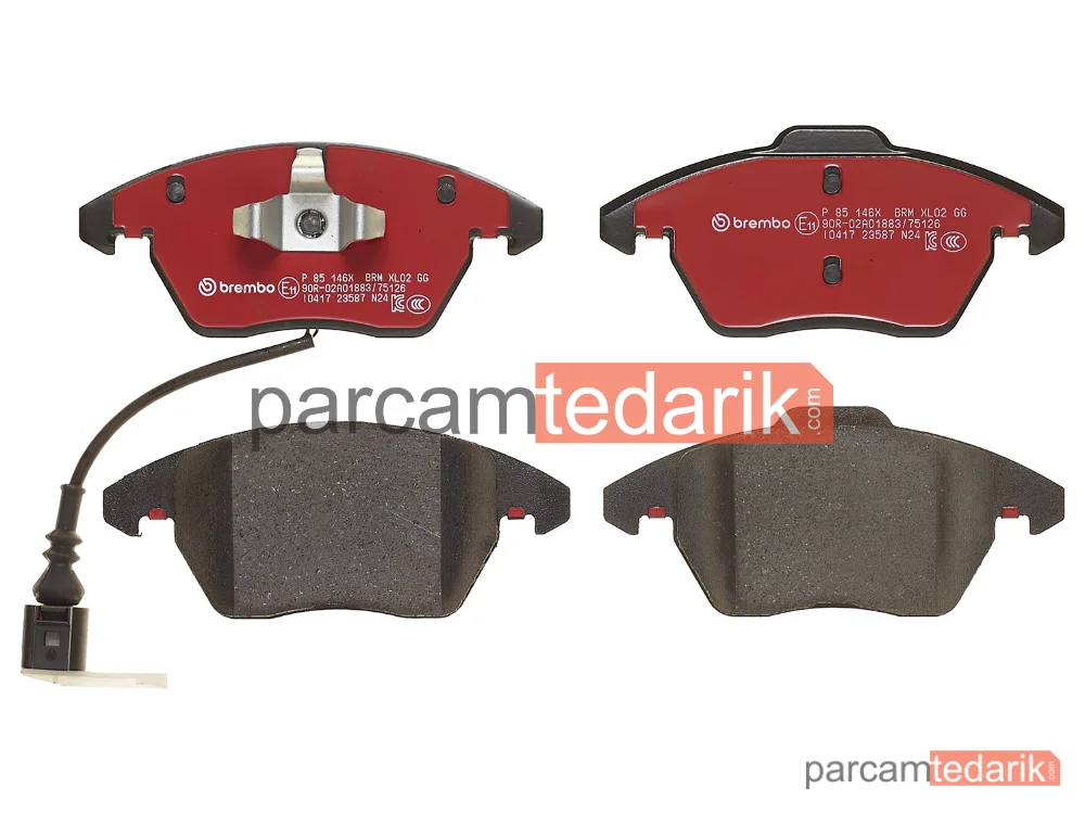 BREMBO P85146X | Fren Balatası (Ön) — VW Passat B6 Variant, VW Golf V, VW Passat B6