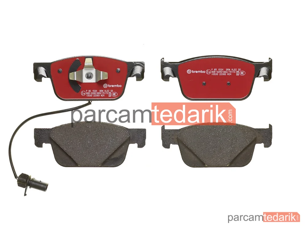 BREMBO P85153X | Fren Balatası (Ön) — Audi A4 B9, Audi A5, Audi A5 Cabrio