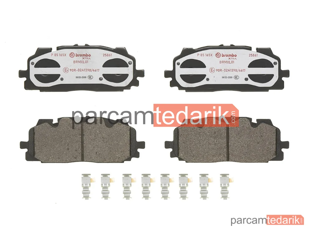 BREMBO P85165X | Fren Balatası (Ön) — Audi A4 B9, Audi A5, Audi Q5