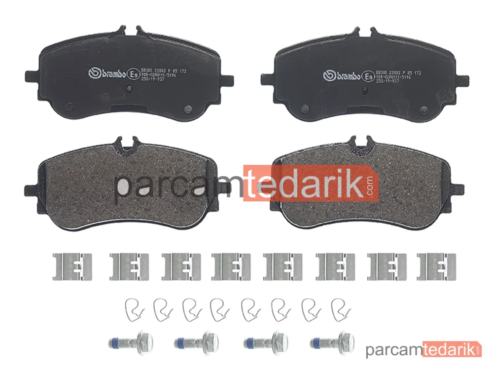P85172 | Fren Balatası — VW Crafter, VW Amarok, VW Grand California Camper