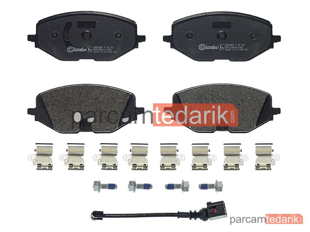P85182 | Fren Balatası (Ön) — Seat Leon, Seat Leon Sportstourer, VW Golf VIII