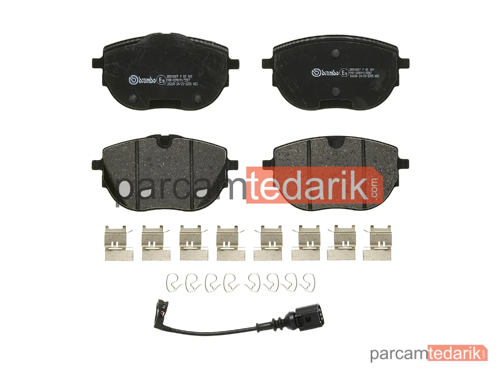 BREMBO P85187 | Fren Balatası (Ön) — VW Transporter T6 / Caravelle T6, VW Transporter T6, VW Multivan T6