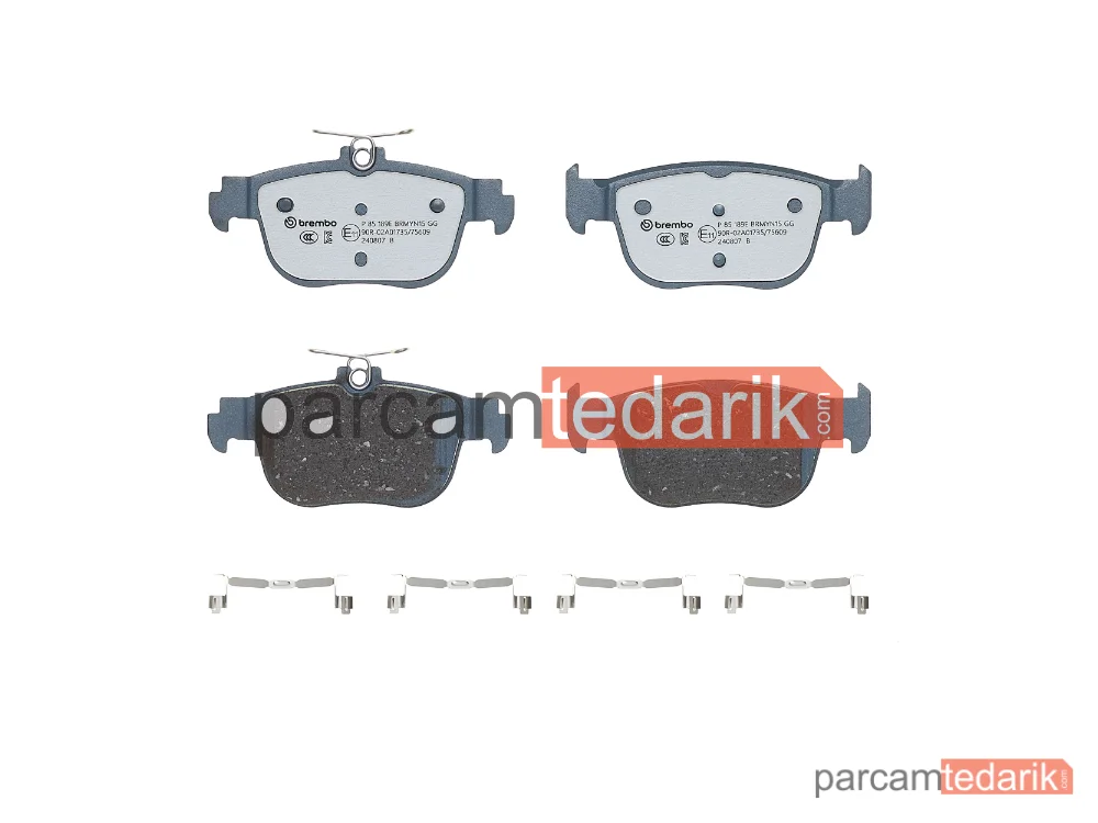 BREMBO P85189E | Fren Balatası (Arka) — Skoda Octavia IV, Skoda Octavia IV Combi, Audi A3