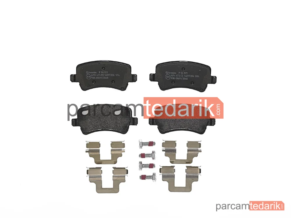 P86021 | Fren Balatası (Arka) — Volvo V60 I, Volvo V70 III, Volvo S80 II