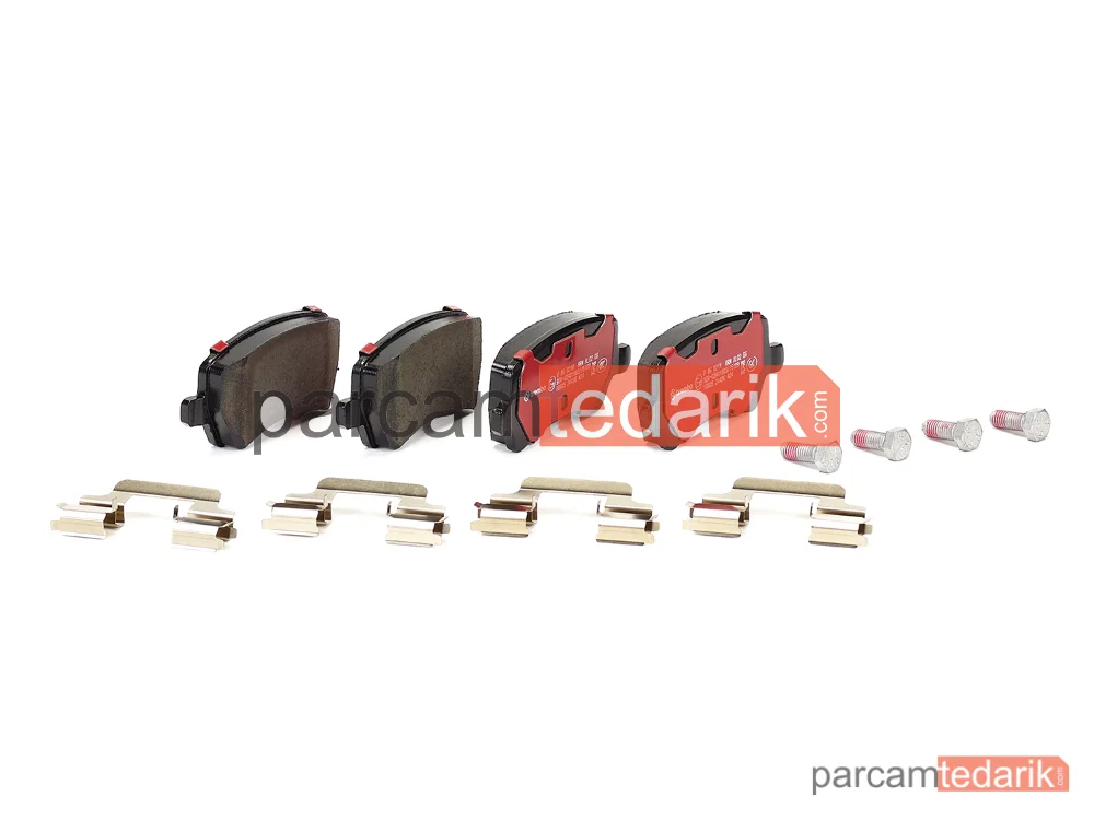BREMBO P86021X | Fren Balatası (Arka, Max) — Volvo V60 I, Volvo V70 III, Volvo S80 II