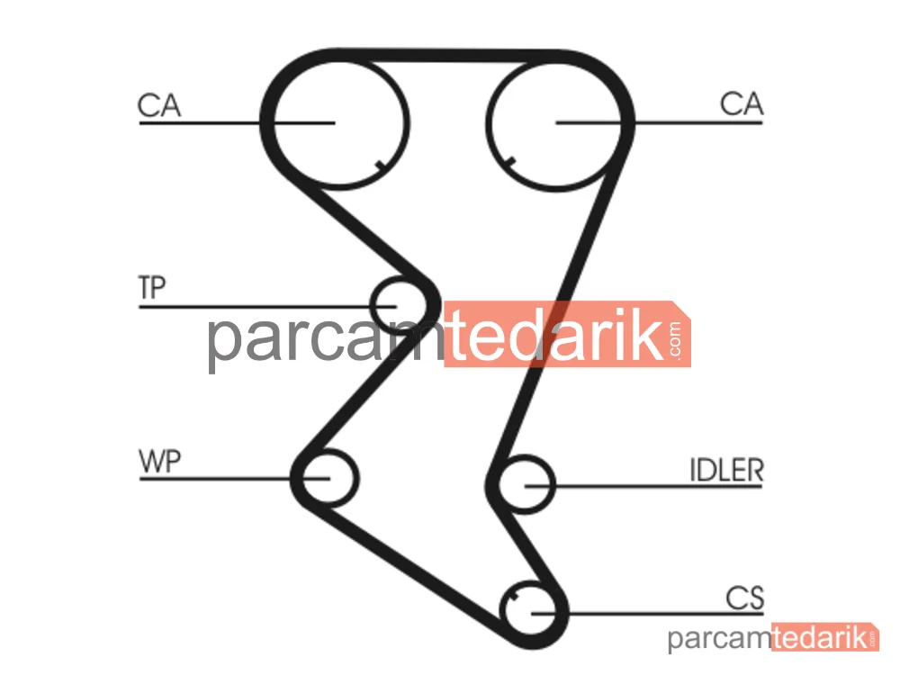 CONTITECH CT1138WP1 | Triger Seti (Su Pompalı) — Citroen C8, Citroen Xsara Picasso, Peugeot 407